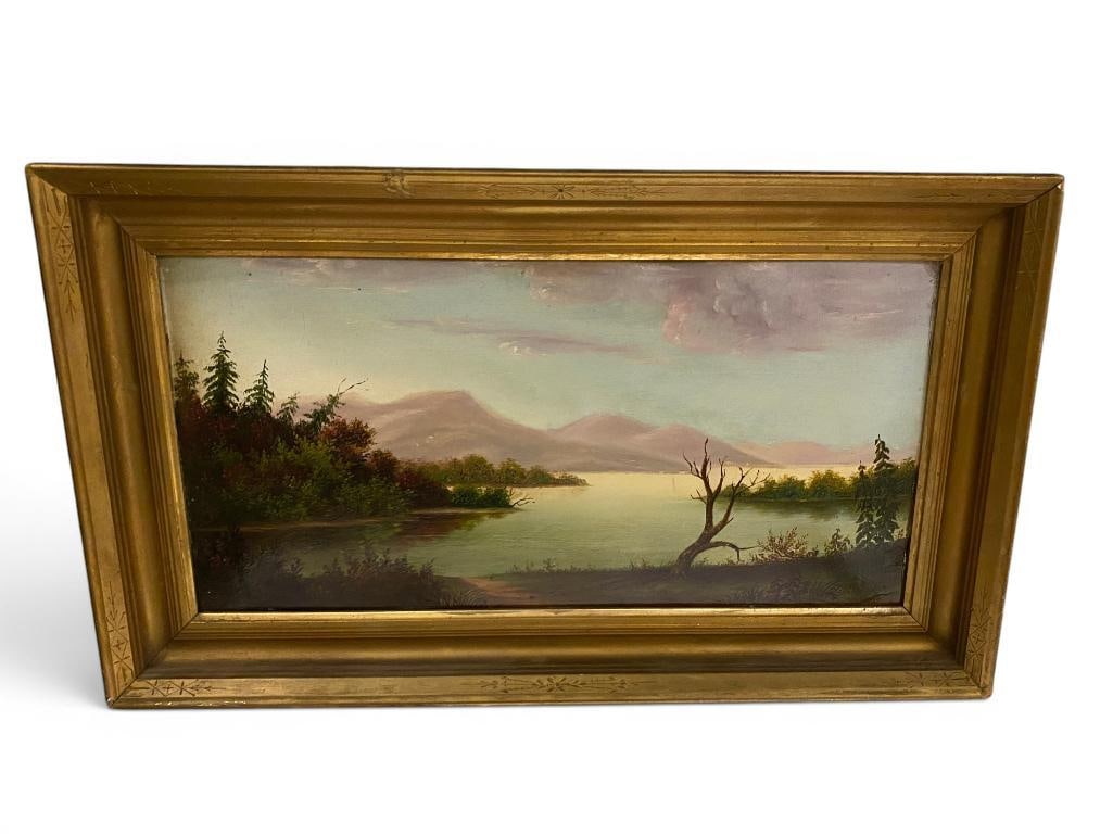 Landscape oil on board (1 of 6)
