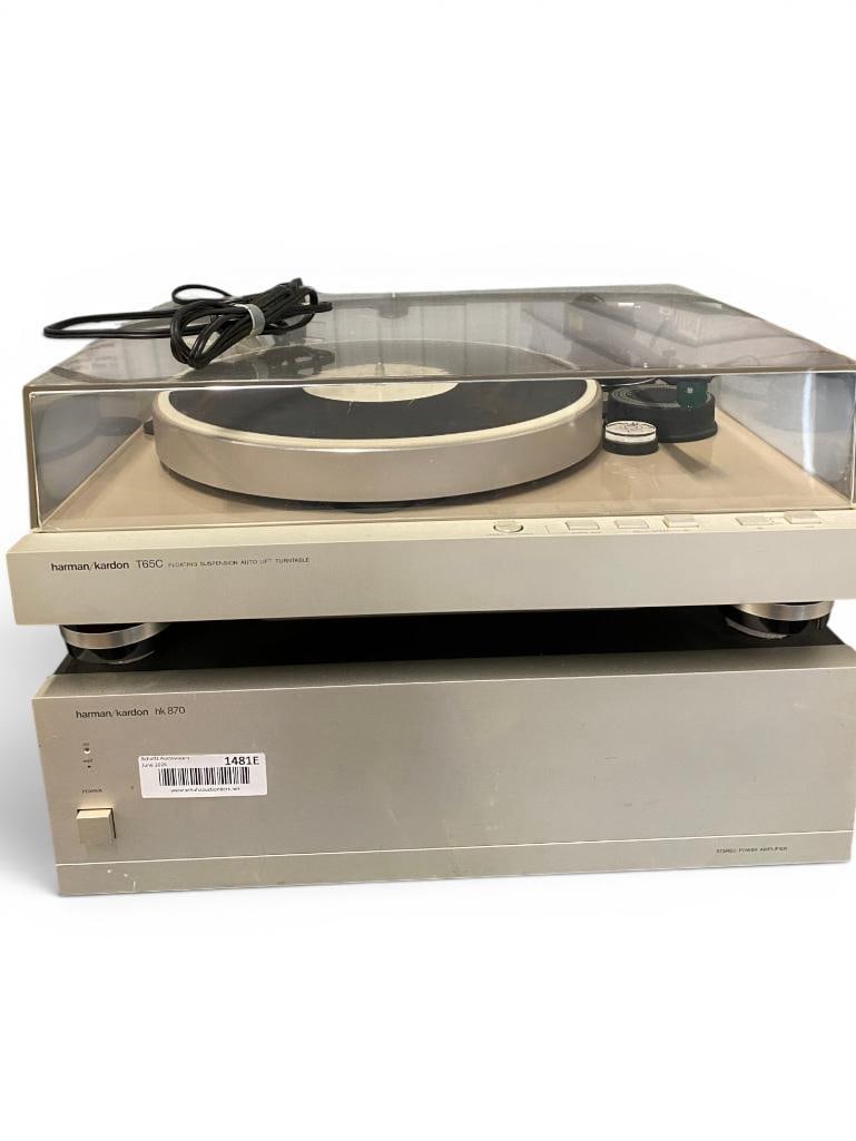 Harman Kardon T65C Turntable and HK 870 Amplifier (1 of 5)