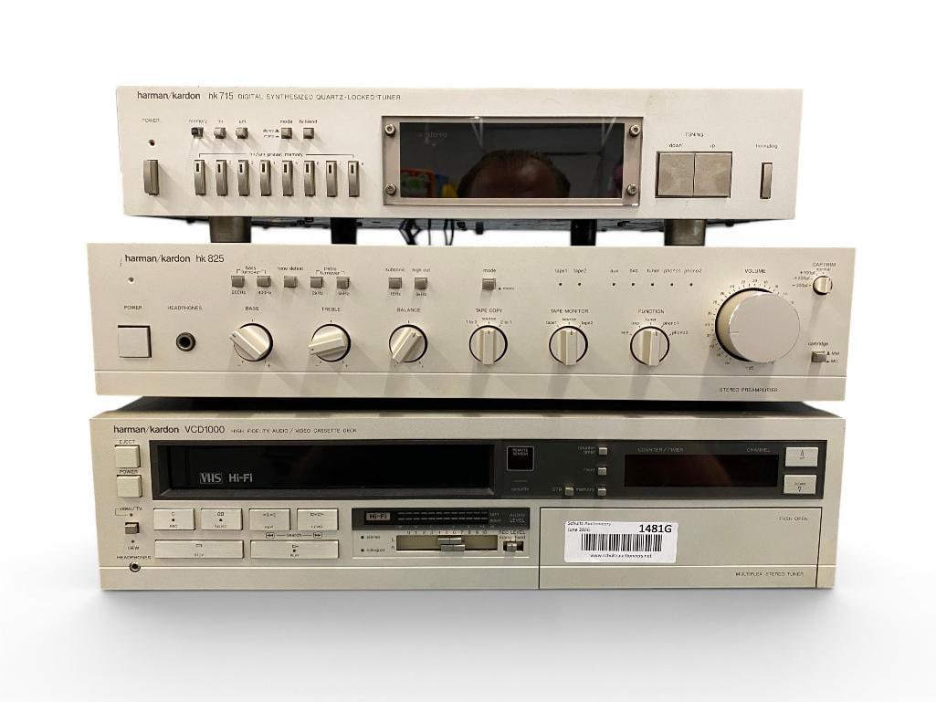 Harman Kardon HK 715, HK 825 and VCD1000 (1 of 6)
