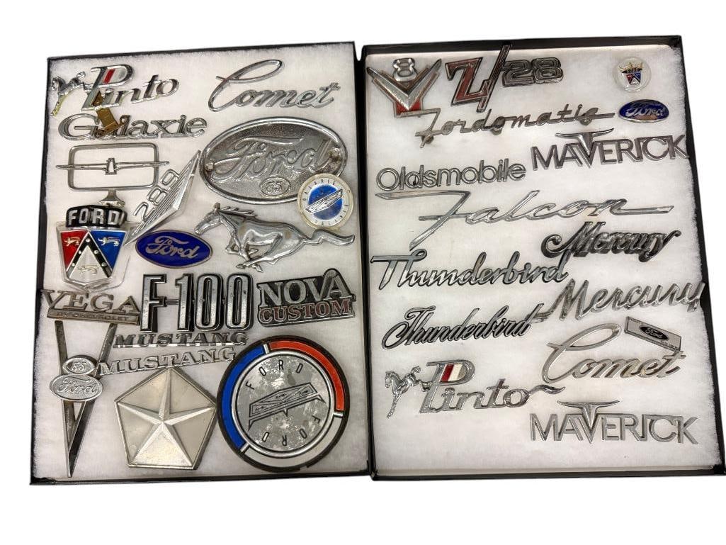 30 Vintage Car Emblems / Badges (1 of 3)