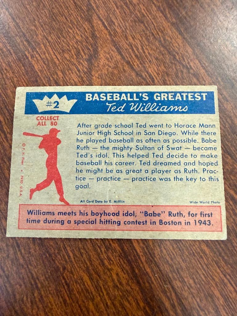1959 Fleer Ted Williams Baseball - 3