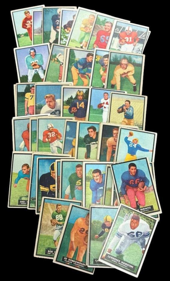 1951 Topps Magic Football Complete Set: 1951 Topps Magic Football Complete Set. 1-75.