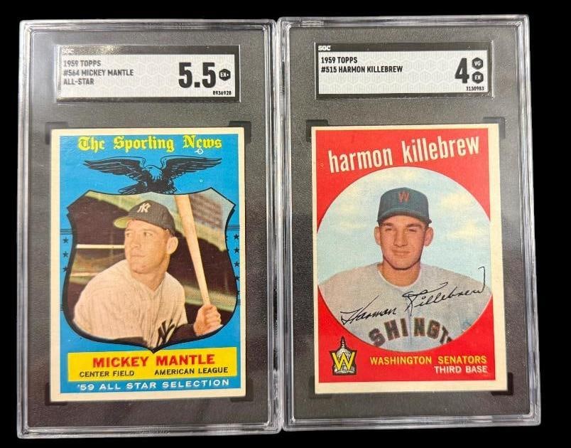 2 SGC Graded 1959 Baseball Cards (1 of 2)