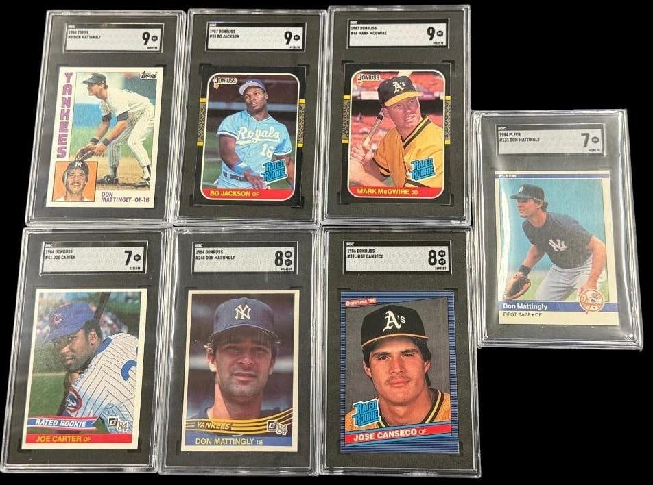 7 SGC Graded Baseball Cards (1 of 8)