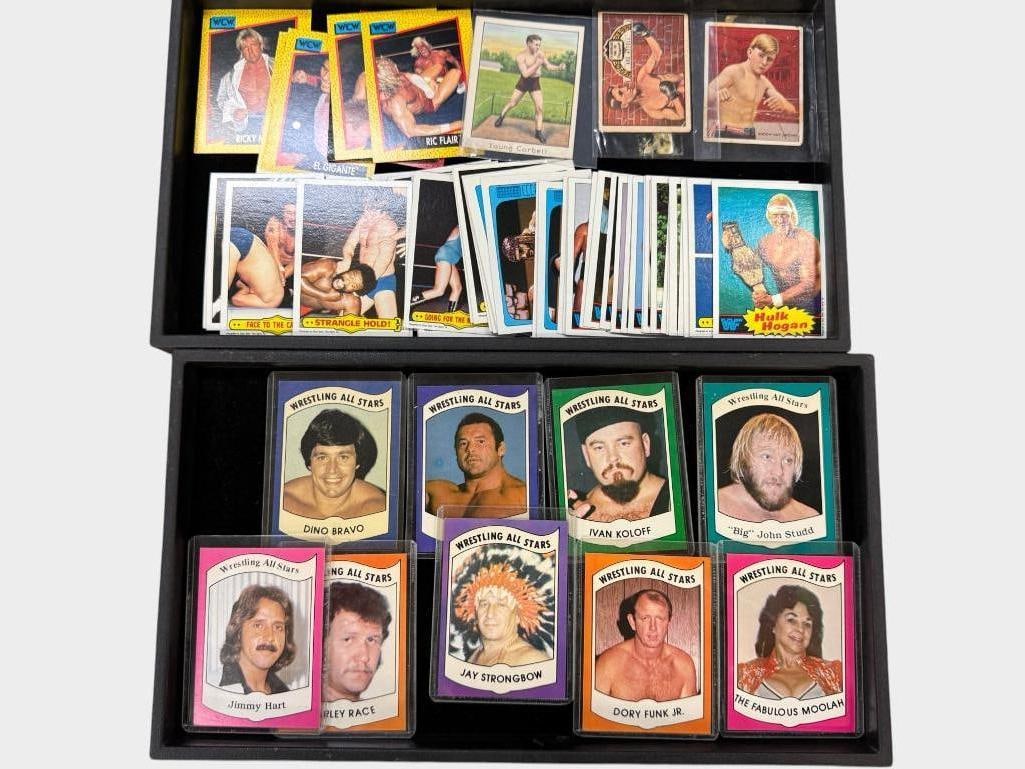 Group of Vintage Wrestling Trading Cards (1 of 3)