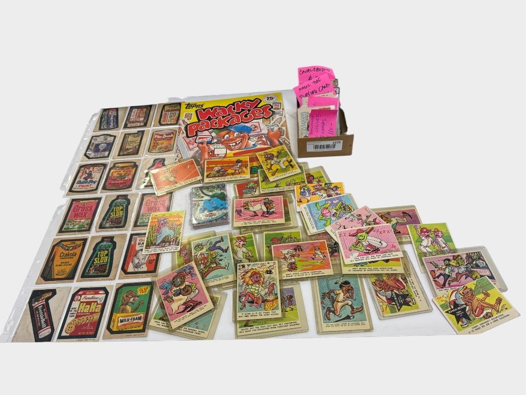 Topps Wacky Packages, Donruss Silly Cycles etc. (1 of 14)