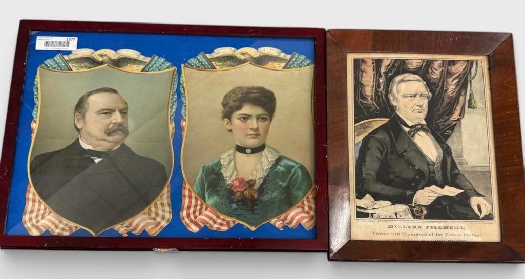 Millard Fillmore and Grover Cleveland prints (1 of 5)