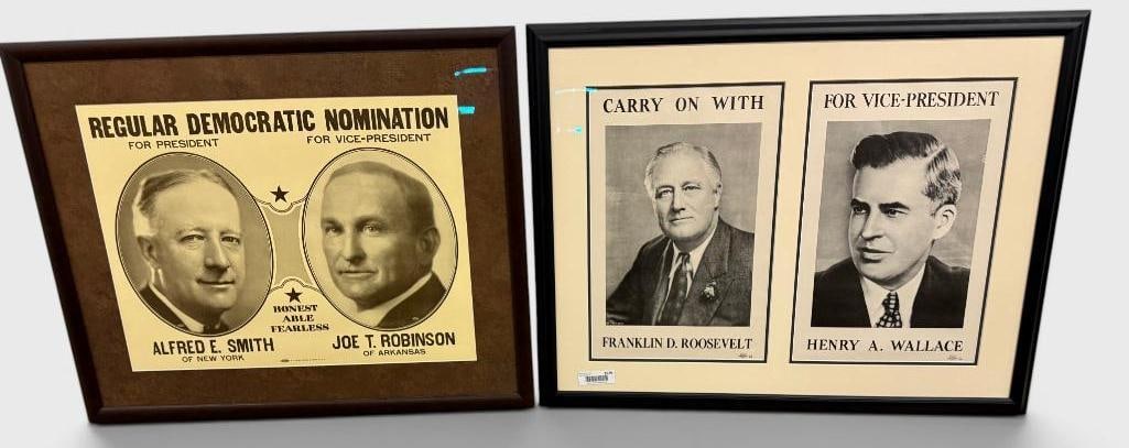 2 Framed Political Posters (1 of 6)