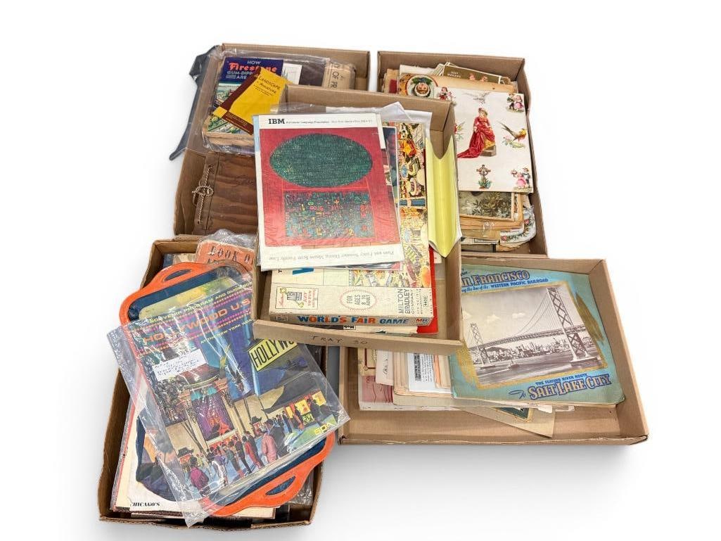 Collection of World's Fair ephemera, books, tray and more (1 of 20)