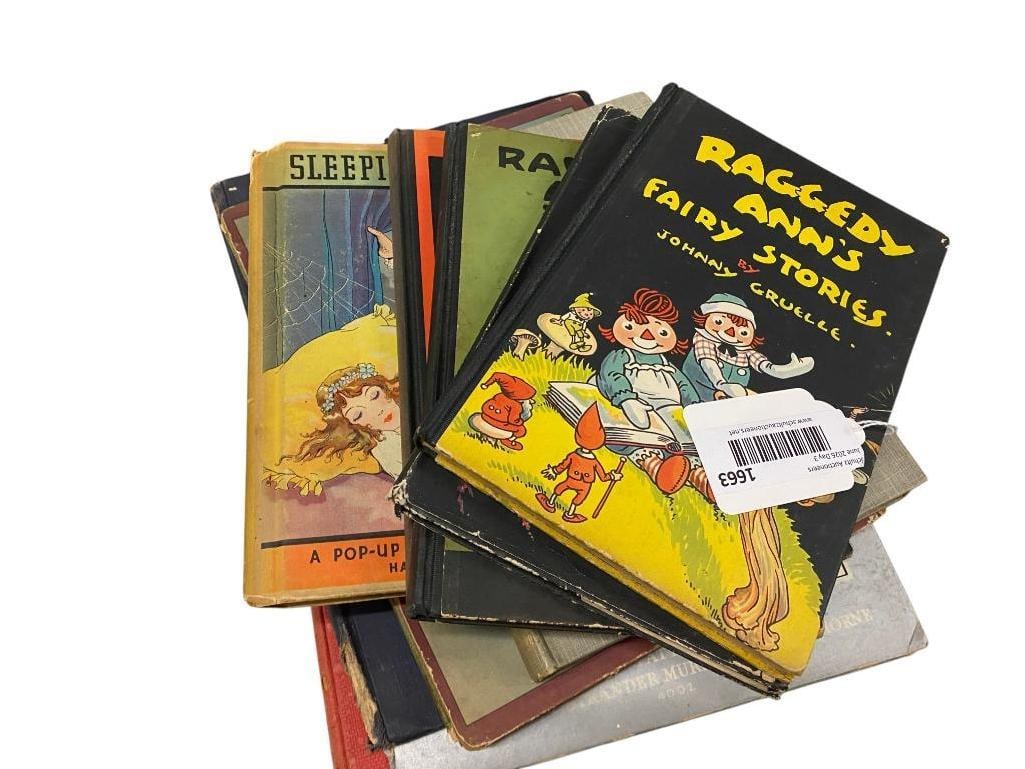 9 Childrens Books: 9 Childrens Books. Including Raggedy Anns Fairy Stories, Raggedy Andy Stories, Sleeping Beauty, Favorites From Storyland and more.