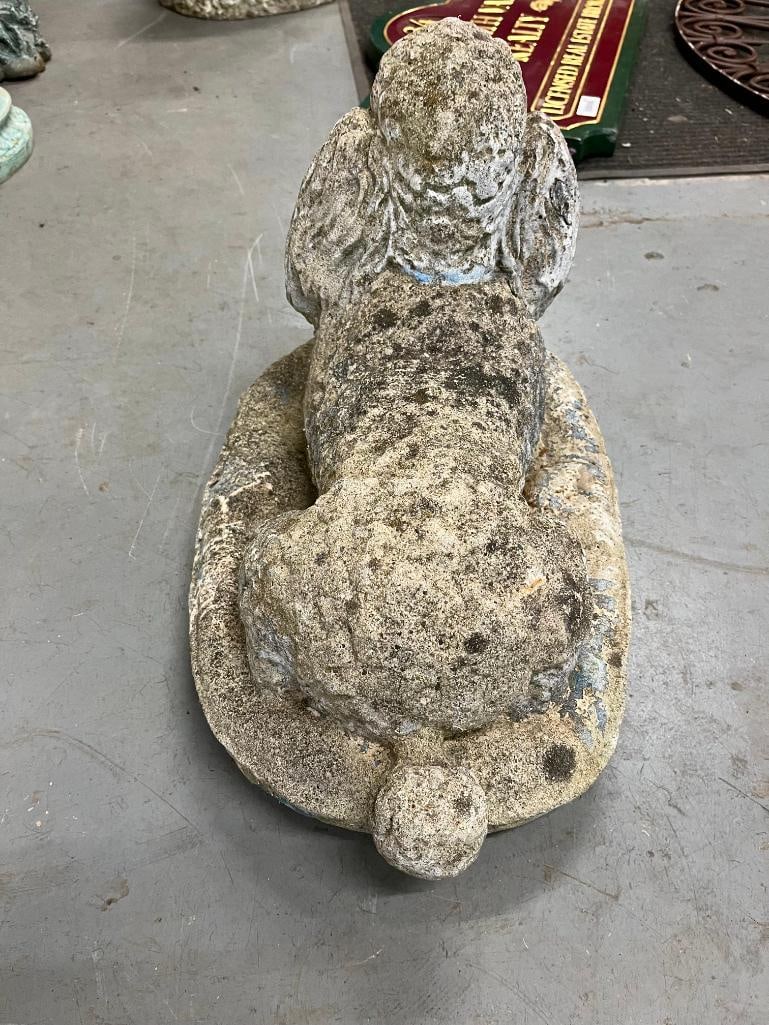 Concrete Poodle Statue - 5
