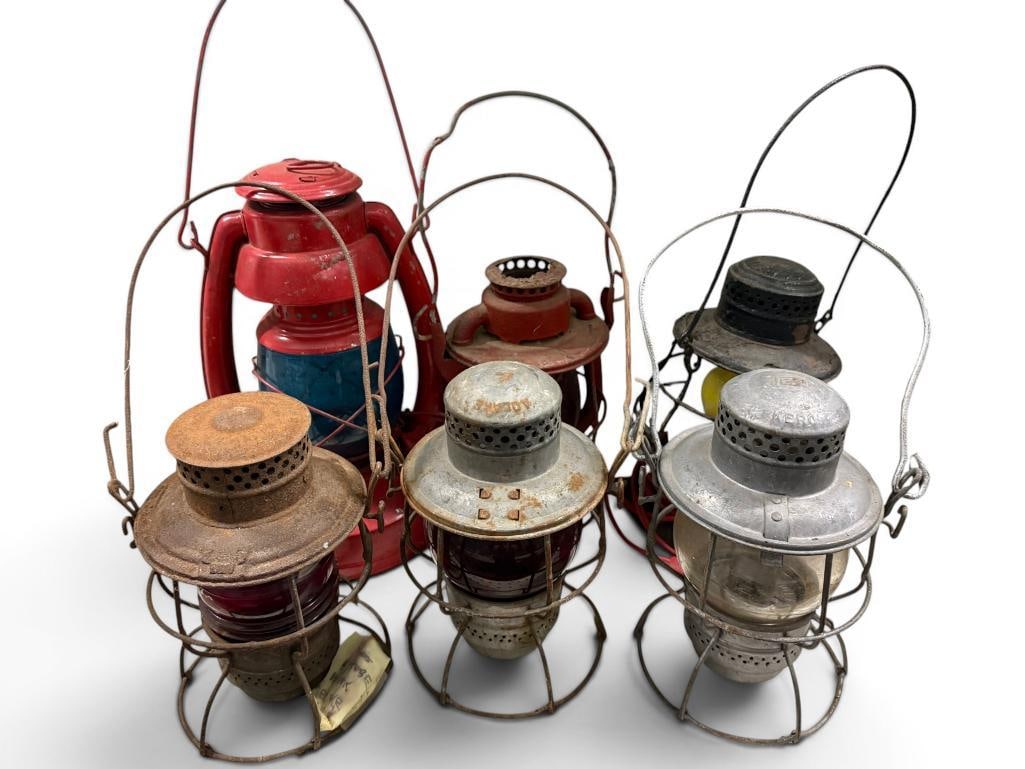 6 Railroad Lanterns (1 of 11)