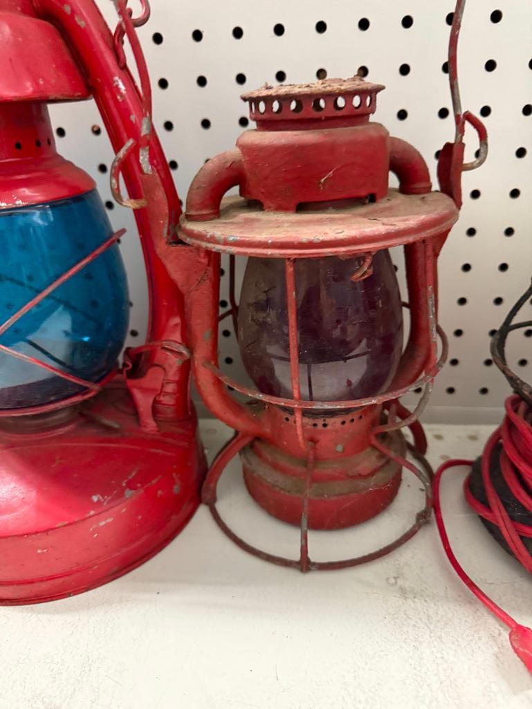 6 Railroad Lanterns - 6