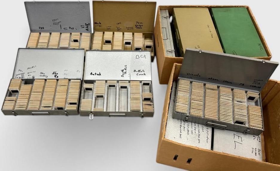 Large Collection of Railroad Train Slides: Large Collection of Railroad Train Slides