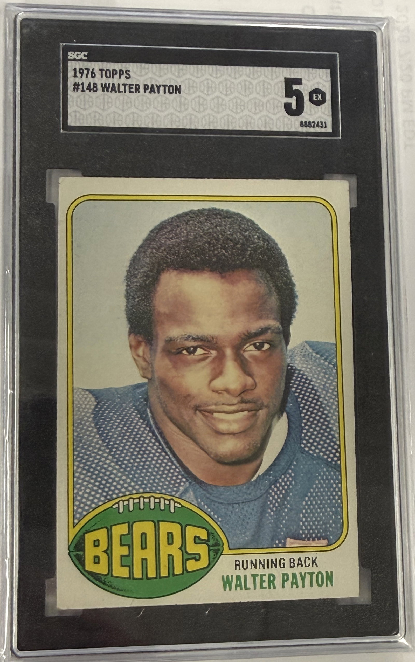 1976 Topps Walter Payton SGC 5 Rookie Card (1 of 2)