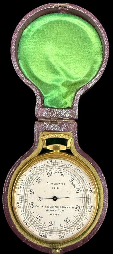 Rare Cooke, Troughton and Simms Pocket Barometer (1 of 6)