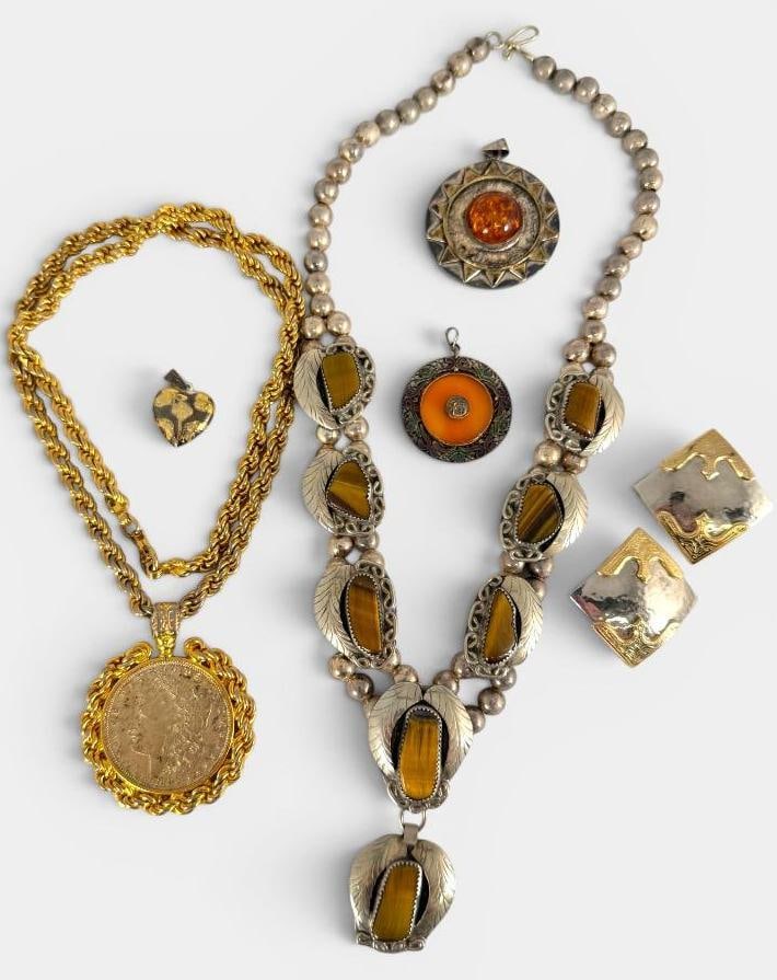 1888 Morgan Silver Dollar Necklace and more (1 of 14)