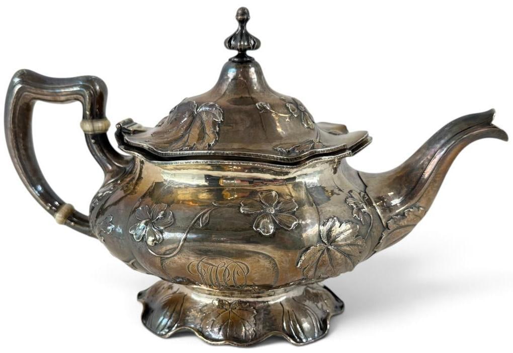 Gorham Martele Sterling Silver Teapot (1 of 6)
