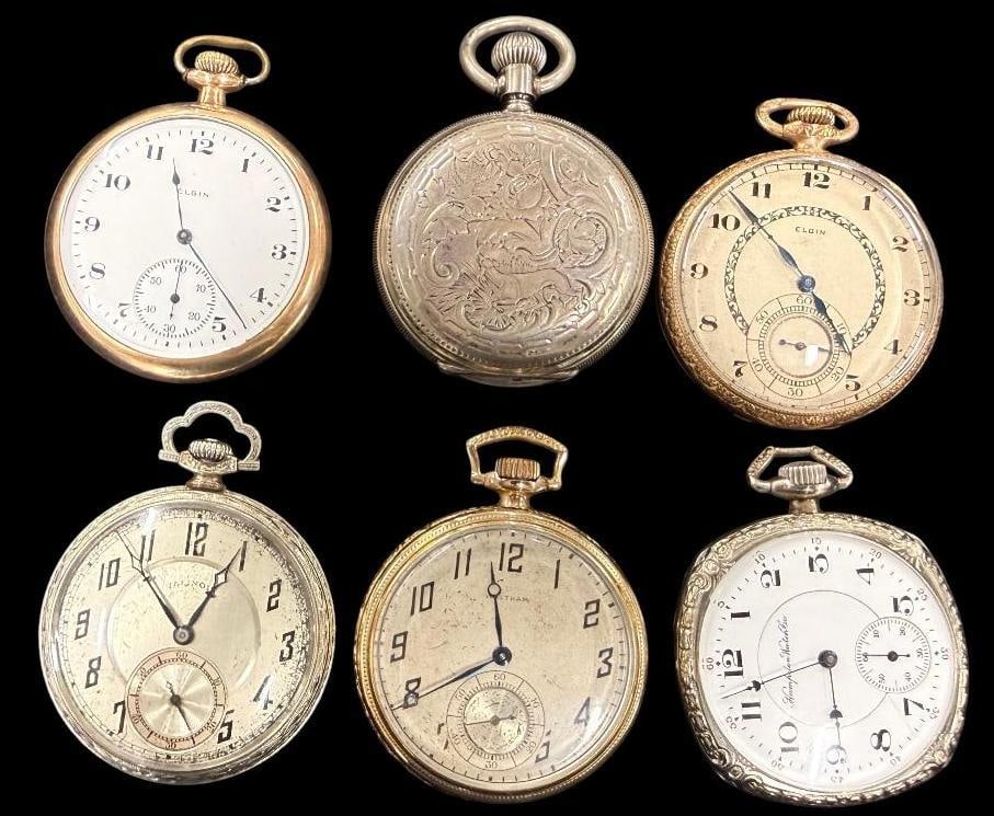 6 Pocket Watches (1 of 13)