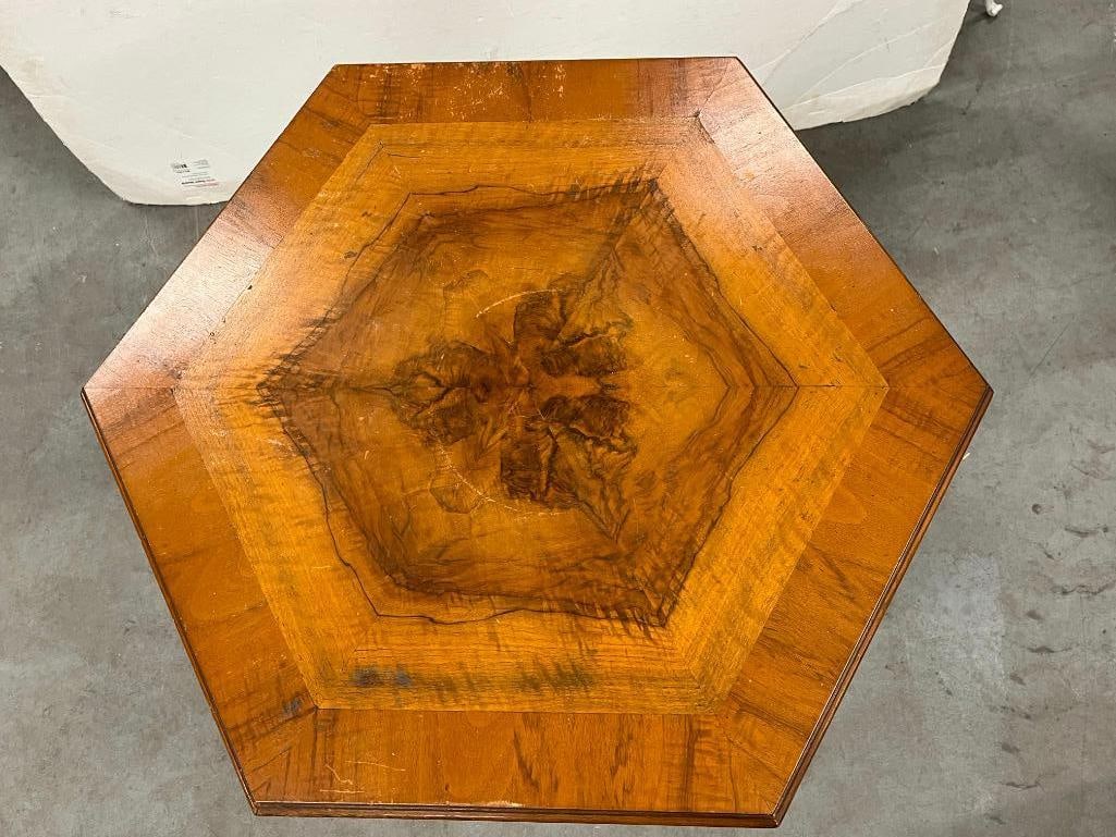 Victorian Gothic Walnut Table - 2