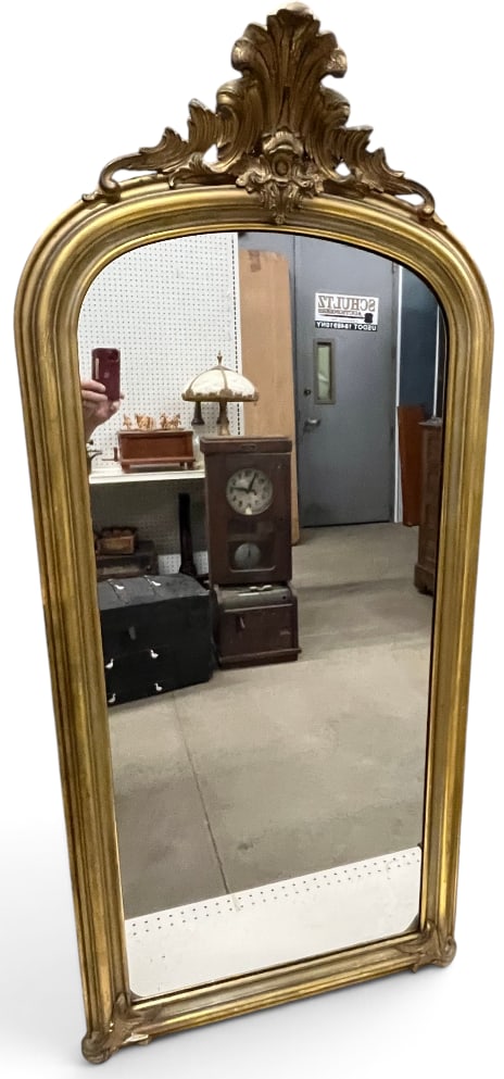 Antique French gilt mirror (1 of 4)