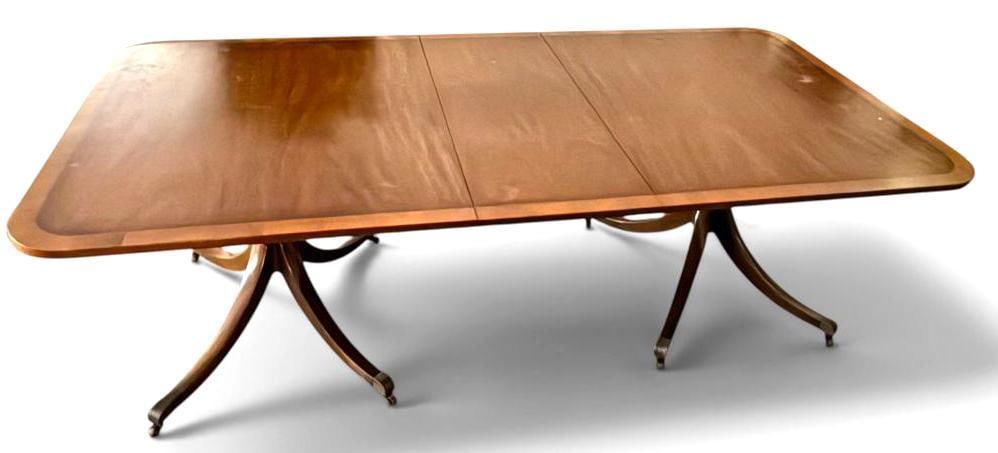 Regency Style inlaid dining table (1 of 12)