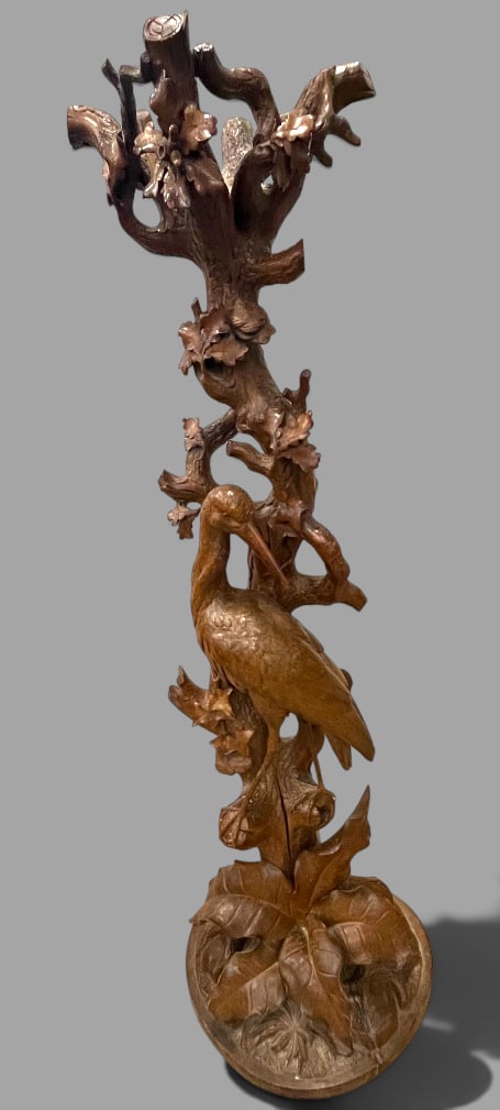 Lifesize Black Forest Hand Carved Statue (1 of 7)