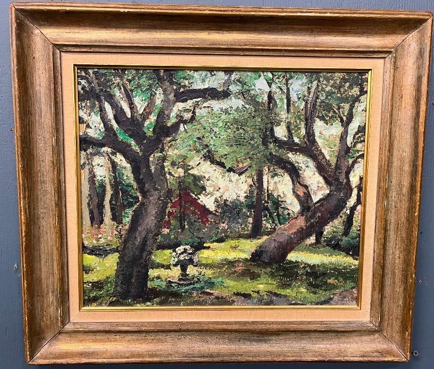Ruth Hoffman signed oil on board (1 of 5)