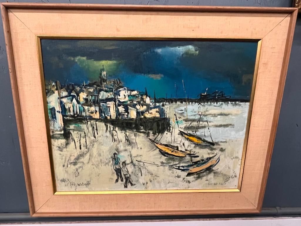 Sol Wilson Autumn Provincetown silkscreen (1 of 5)