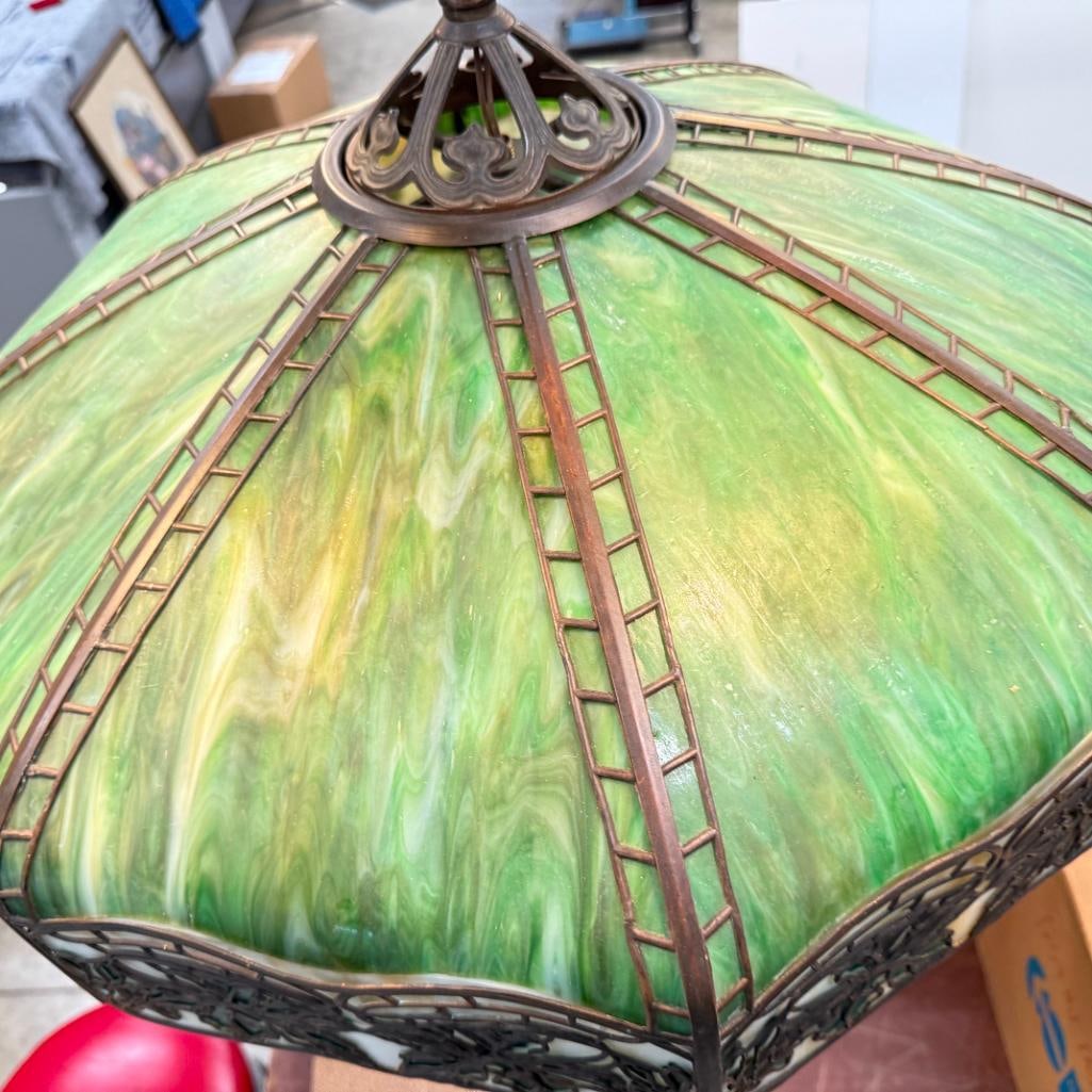 Fabulous Handel Maple Leaf Spider Chandelier - 16