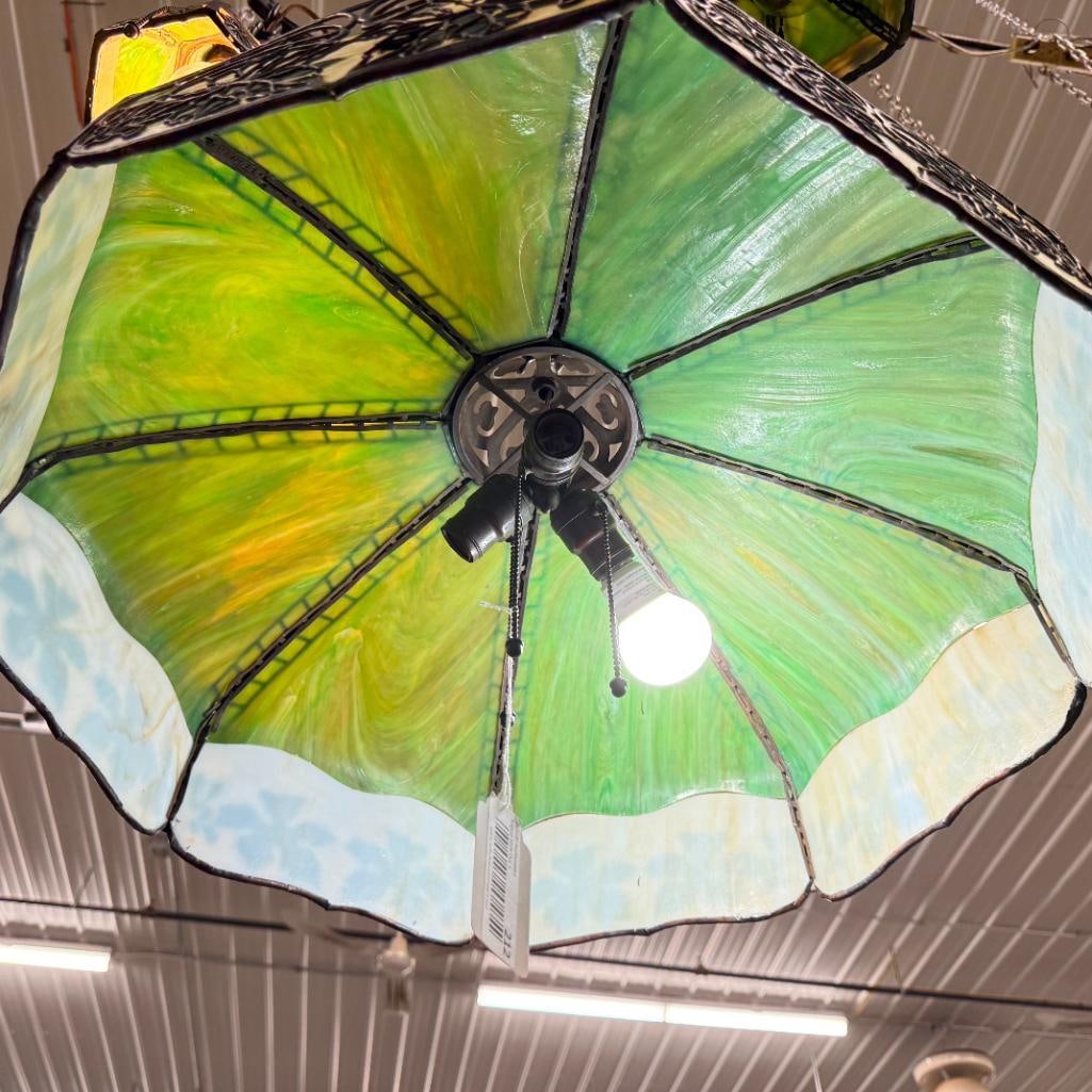 Fabulous Handel Maple Leaf Spider Chandelier - 3