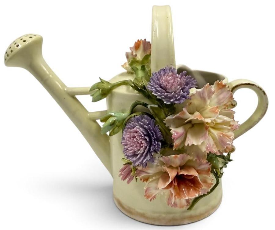Antique Schierholz porcelain Watering Can Vase (1 of 8)