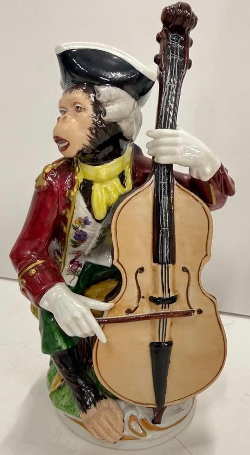 4 Capodimonte Monkey Musicians - 4