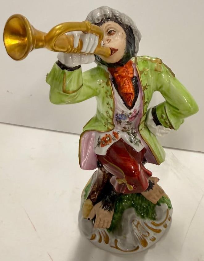 4 Capodimonte Monkey Musicians - 6