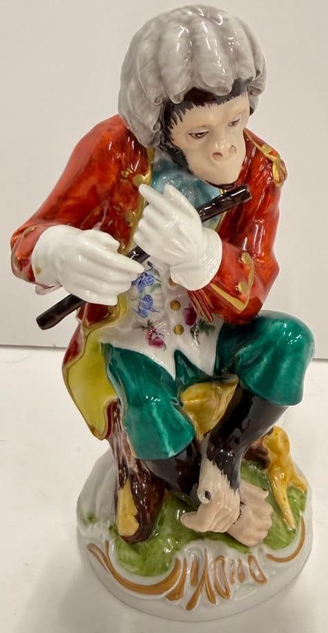 4 Capodimonte Monkey Musicians - 9