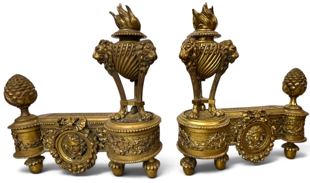 Bronze Andirons (1 of 4)