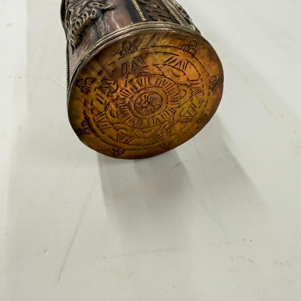 2 Tibetan Scroll Holders - 11