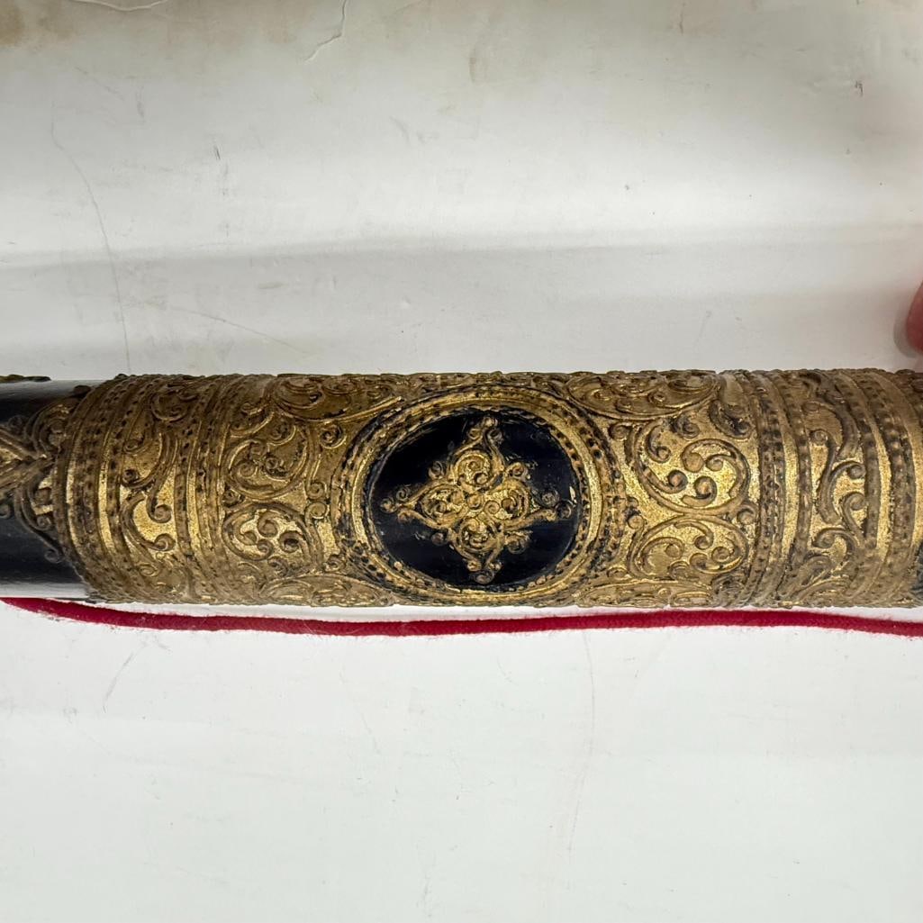 2 Tibetan Scroll Holders - 4