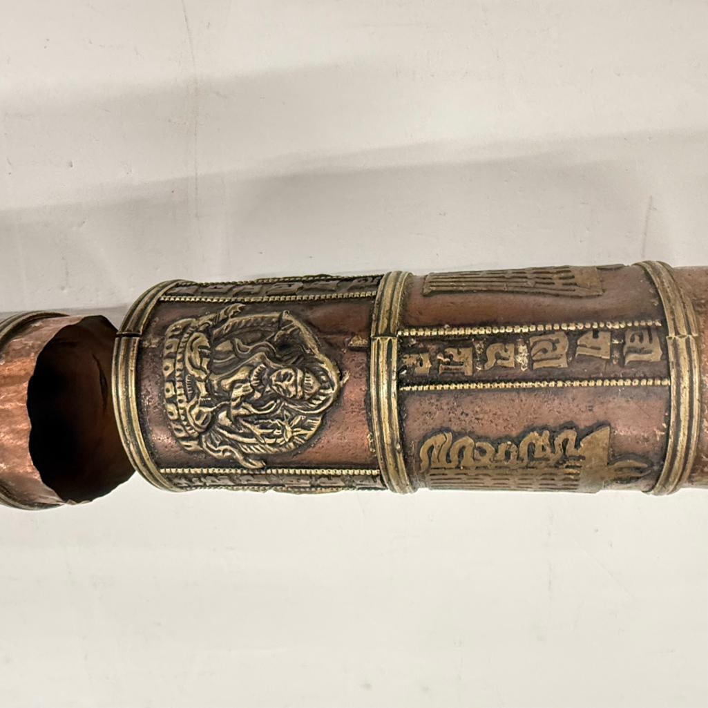 2 Tibetan Scroll Holders - 7