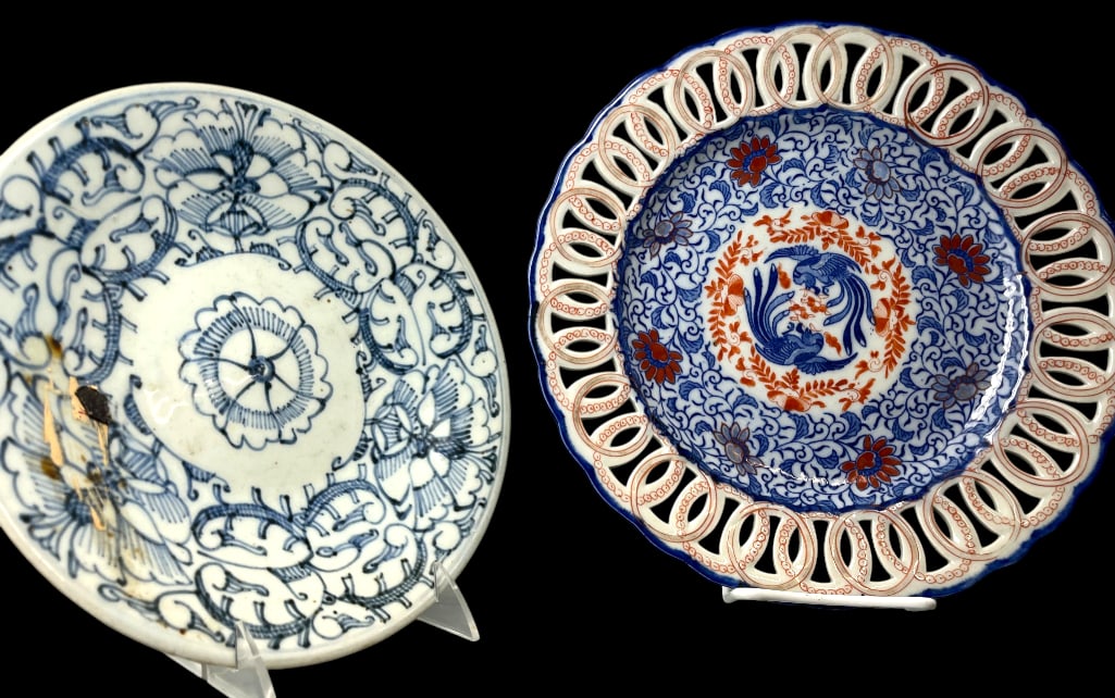 Japanese Imari reticulated plate and more (1 of 6)