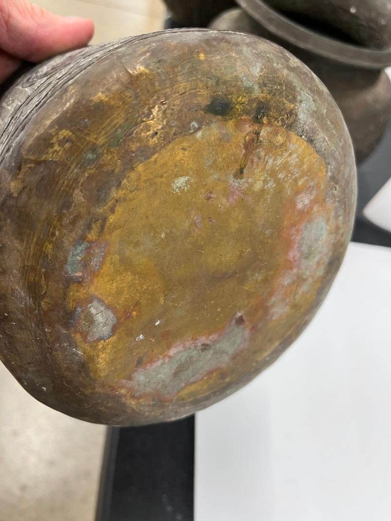 3 Middle Eastern metal pots - 10