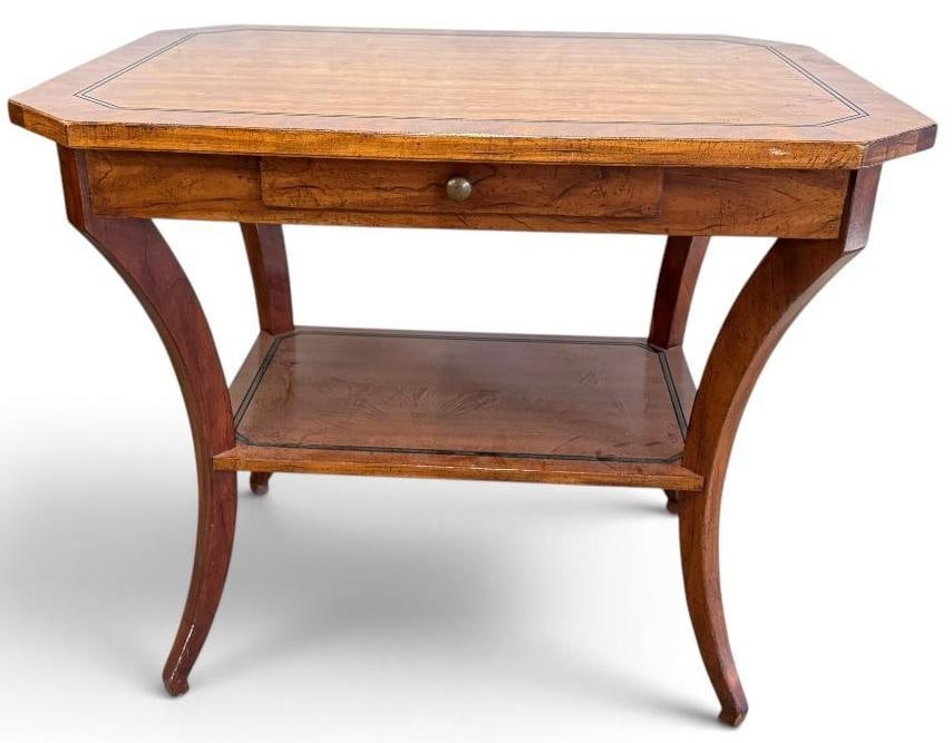 Walnut Empire style table (1 of 8)