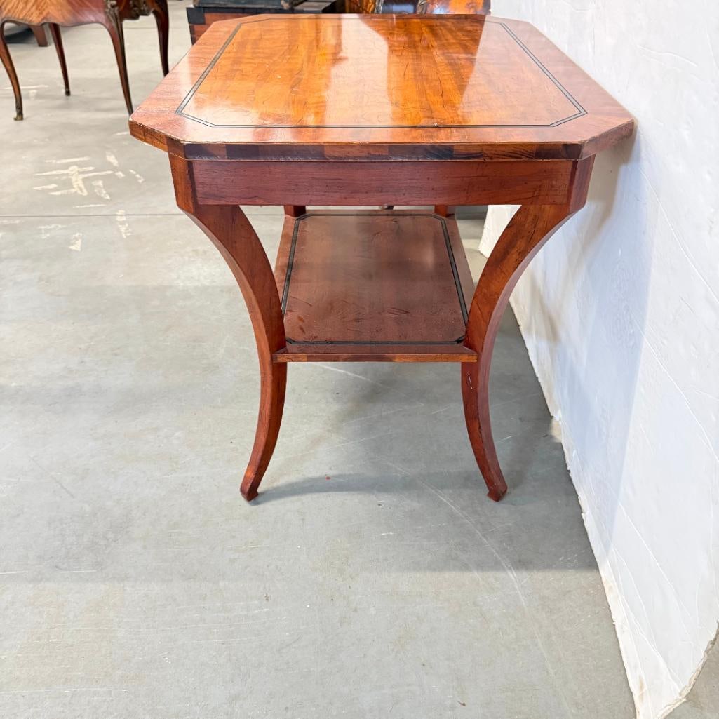 Walnut Empire style table - 4