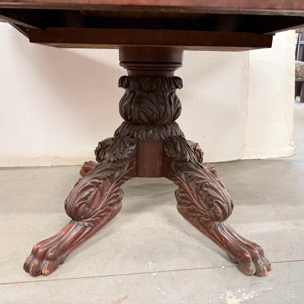 Federal Walnut drop leaf table - 3