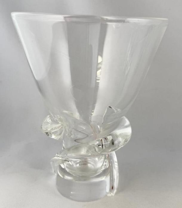 5 Steuben Crystal Vases - 8