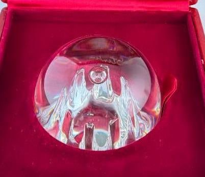 Steuben Art Glass Sphere of Power Paperweight (1 of 7)