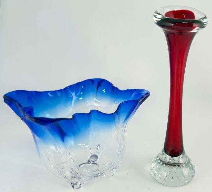 2 Steuben Art Glass Vases (1 of 12)
