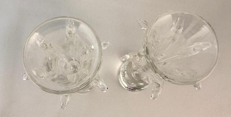 2 Steuben Crystal Versailles Candlesticks - 2