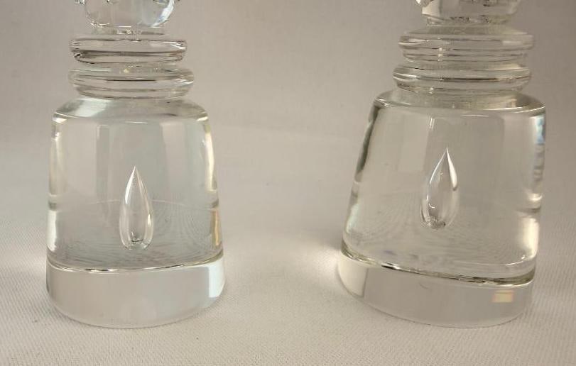 2 Steuben Crystal Versailles Candlesticks - 4