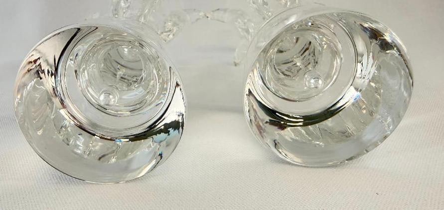 2 Steuben Crystal Versailles Candlesticks - 5